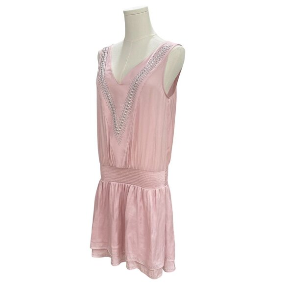 White House Black Market Pink Romper XS Coquette Summer Festival Resort Feminine - Picture 7 of 9